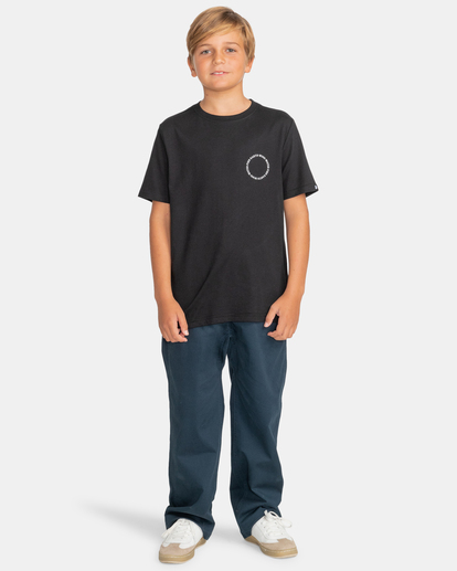 4 Delmar - Short Sleeve T-Shirt for Boys 8-16 Black C2SSE5ELP2 Element