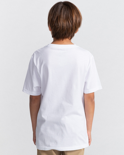 3 Pusher - Short Sleeve T-Shirt for Boys 8-16 White C2SSF2ELP2 Element