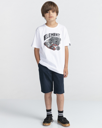 2 Wolf - Short Sleeve T-Shirt for Boys 8-16  C2SSG4ELP2 Element