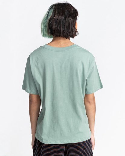 4 Kass - Short Sleeve T-Shirt for Women Green C3SSB3ELP2 Element