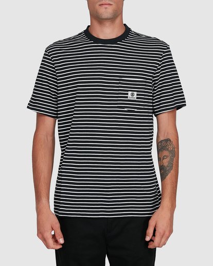 BASIC STRIPES SHORT SLEEVE TEE 