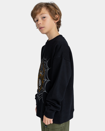 3 Nocturnal Spider - Sweat pour Garçon 8-16 ans Bleu ELBSF00113 Element