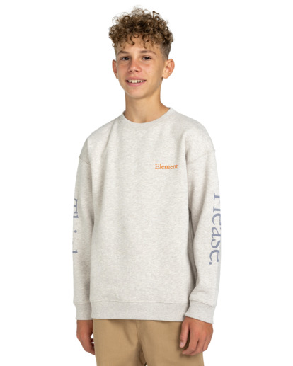2 Smokey Bear x Element Please - Sweatshirt für Jungen 8-16 Weiss ELBSF00120 Element