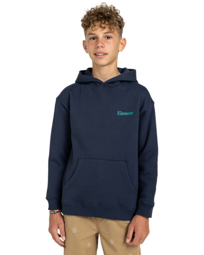 2 Smokey Bear x Element Prevent - Sudadera con Capucha para Chicos 8-16 Azul ELBSF00122 Element