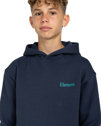 4 Smokey Bear x Element Prevent - Felpa con cappuccio da Ragazzo 8-16 Blue ELBSF00122 Element