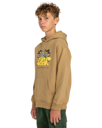 3 Bubble Woods - Hoody voor Jongens 8-16 Green ELBSF00144 Element