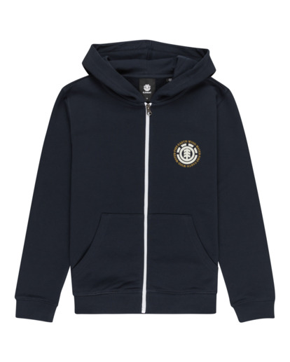 0 Seal - Sweat à capuche zippé pour Garçon 8-16 ans Bleu ELBSF00154 Element