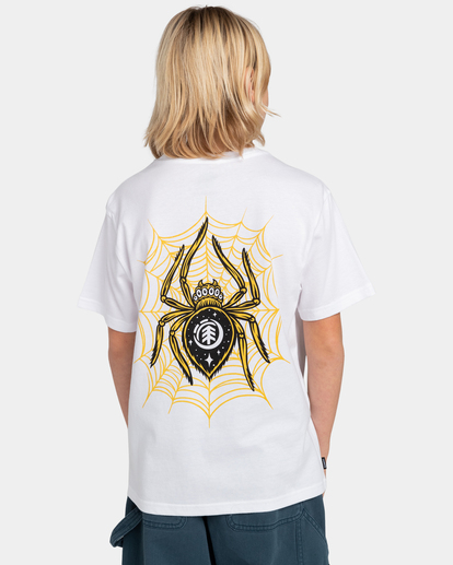 5 Nocturnal Spider - T-shirt pour Garçon 8-16 ans Blanc ELBZT00122 Element