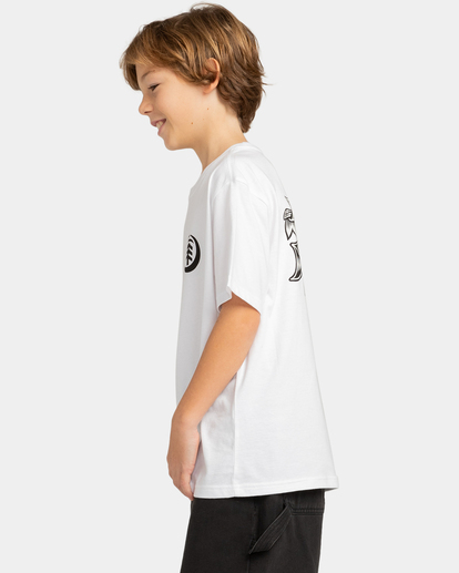 3 Nocturnal Bat - T-Shirt for Boys 8-16 White ELBZT00123 Element