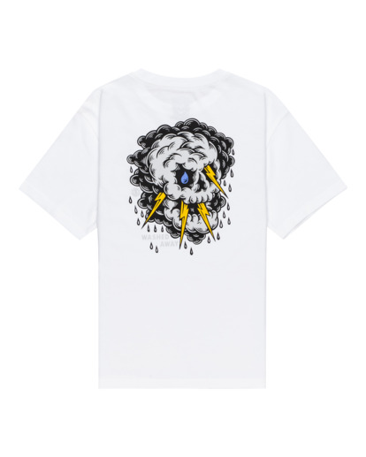 1 Element x Timber Angry Clouds - Camiseta para Chicos 8-16 Blanco ELBZT00125 Element