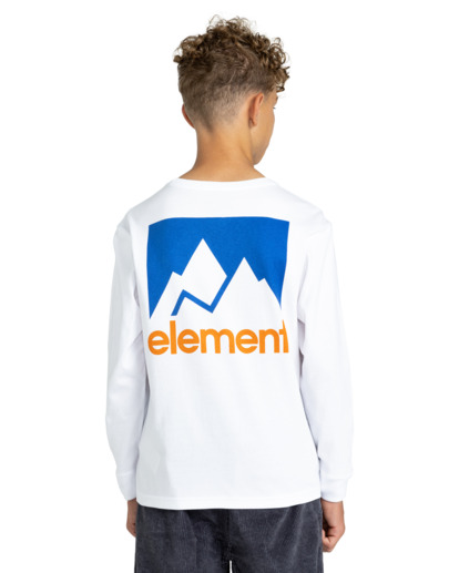 6 Joint 2.0 - Longsleeve für Jungs 8-16 Weiss ELBZT00162 Element