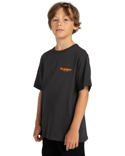 3 Galactica - Camiseta para Chicos 8-16 Negro ELBZT00165 Element