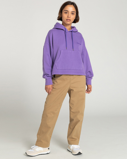 5 Cornell 3.0 - Felpa con cappuccio da Donna Purple ELJFT00107 Element