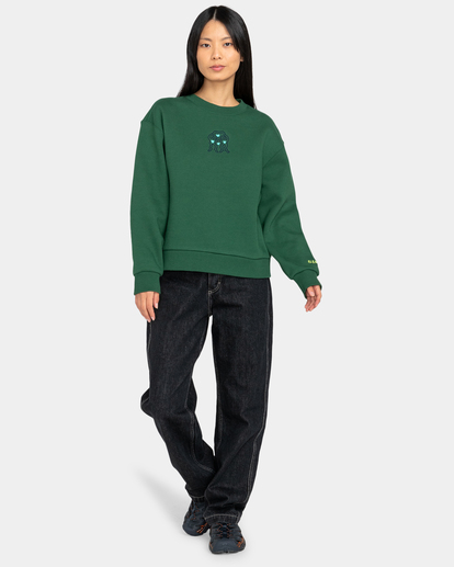 5 Cornell Cipher - Sweatshirt for Women Green ELJFT00111 Element