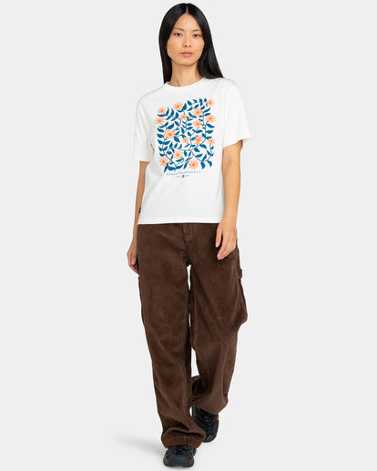 5 Flowers - T-Shirt für Frauen Weiss ELJZT00122 Element
