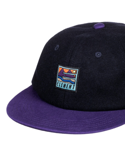 6 Trekka - Gorra con cincha posterior de ajuste para Hombre Violeta ELYHA00170 Element