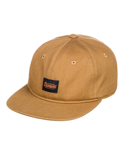 3 Pool Cap - Strapback-Cap für Männer Braun ELYHA00177 Element