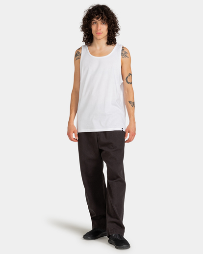 4 Basic - Camiseta sin mangas para Hombre Blanco ELYKT00117 Element