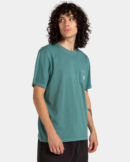 3 Basic Pocket - Camiseta para Hombre Azul ELYKT00118 Element