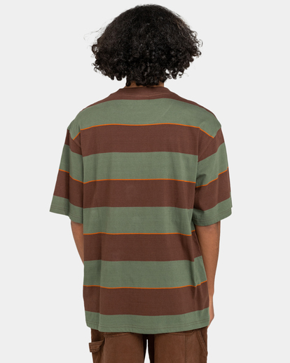 5 Smokey Bear x Element Fir Stripe - T-Shirt for Men Brown ELYKT00147 Element