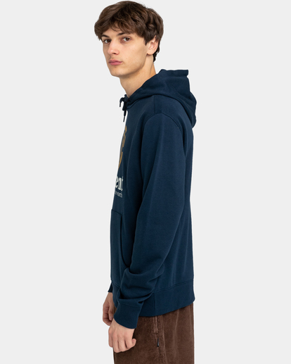 3 Vertical - Sudadera con Capucha para Hombre Negro ELYSF00183 Element