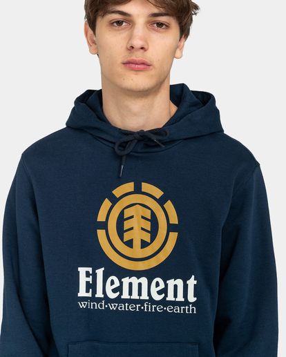 4 Vertical - Sweat à capuche pour Homme Noir ELYSF00183 Element