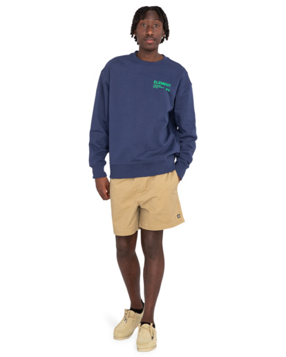 5 Equipment - Relaxed Fit Sweatshirt for Men Blue ELYSF00209 Element