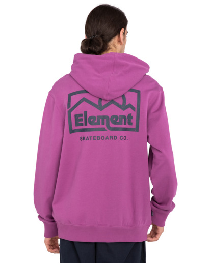 6 Sunup - Pullover con cappuccio da Uomo Purple ELYSF00212 Element