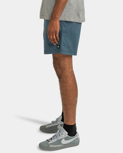 3 Valley Twill - Elasticated Shorts for Men Blue ELYWS00102 Element