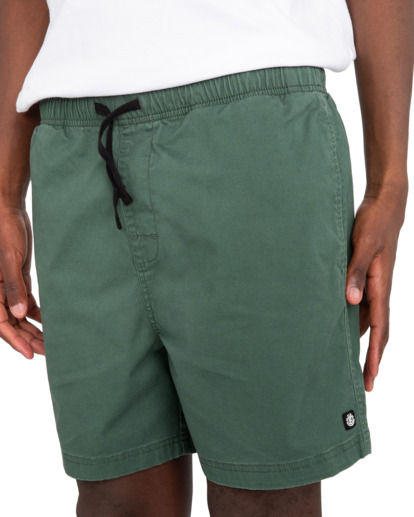 4 Valley Twill - Elastische Short voor Heren Green ELYWS00102 Element