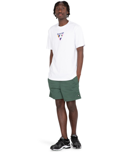 7 Valley Twill - Elasticated Shorts for Men Green ELYWS00102 Element