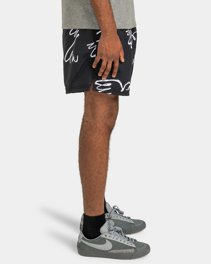 3 Chillin Hybrid - Short híbrido elástico para Hombre Negro ELYWS00120 Element