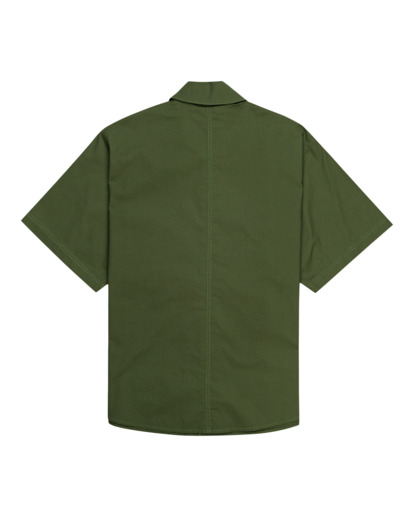 1 Element x Ronan Lecreurer Square Shirt - Chemise manches courtes Unisex Vert ELYWT00126 Element