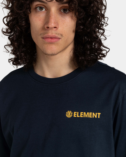 4 Blazin Chest - Camiseta para Hombre Azul ELYZT00153 Element