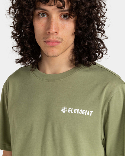 4 Blazin Chest - T-Shirt for Men Green ELYZT00153 Element