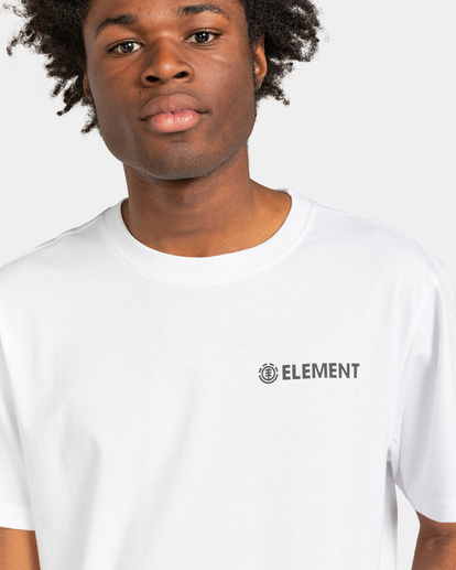 4 Blazin Chest - Camiseta para Hombre Blanco ELYZT00153 Element