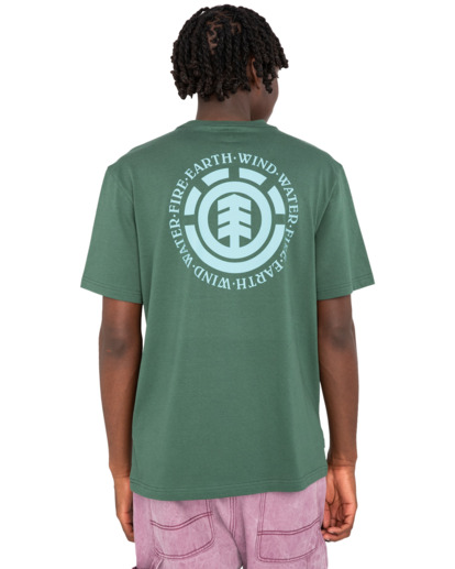 6 Seal - T-Shirt voor Heren Green ELYZT00154 Element