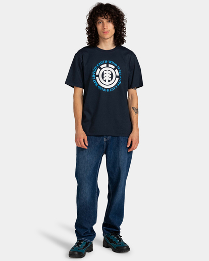 5 Seal - Camiseta para Hombre Azul ELYZT00156 Element