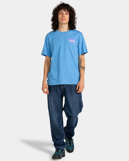 5 Curbs - T-shirt pour Homme Bleu ELYZT00157 Element