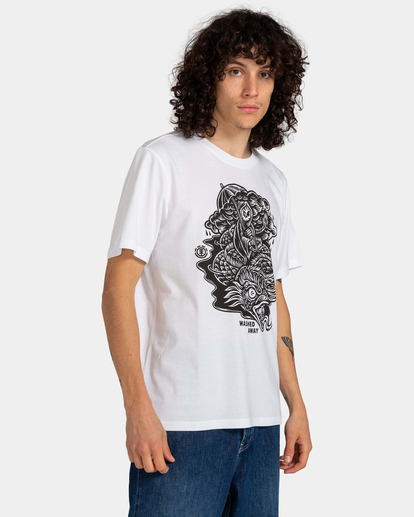 3 Element x Timber Passenger - T-shirt Unisex Blanc ELYZT00201 Element