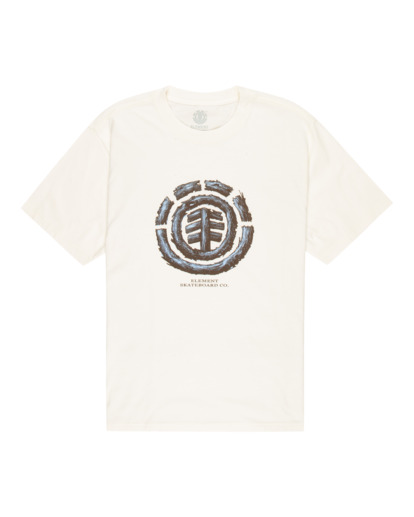 0 Wooden Tree Logo T-Shirt White ELYZT00311 Element