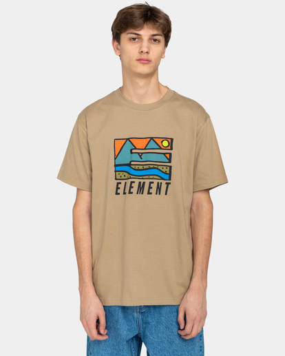 0 Trekka - T-shirt pour Homme Vert ELYZT00351 Element