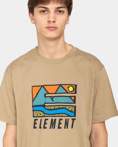 2 Trekka - Camiseta para Hombre Verde ELYZT00351 Element