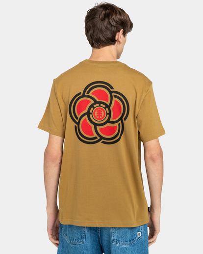 6 Infinite Flowers - T-Shirt for Men Brown ELYZT00353 Element