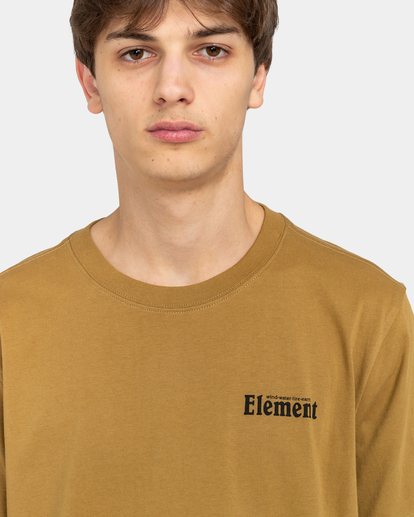 4 Infinite Flowers - Camiseta para Hombre Marron ELYZT00353 Element