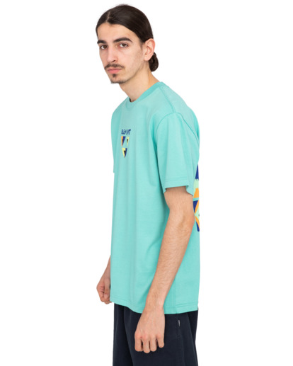 3 Conquer - Relaxed T-shirt for Men Green ELYZT00398 Element