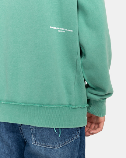 6 Skateboarding Mi Amor 2022 - Sweat à capuche Vert F1HOB8ELF2 Element
