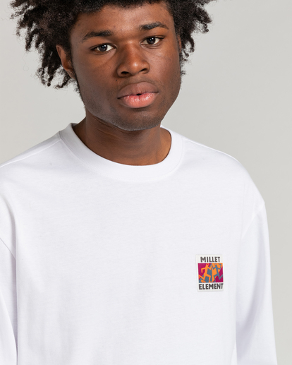 4 Millet x Element Edges - T-shirt manches longues Blanc F1LSD3ELF2 Element