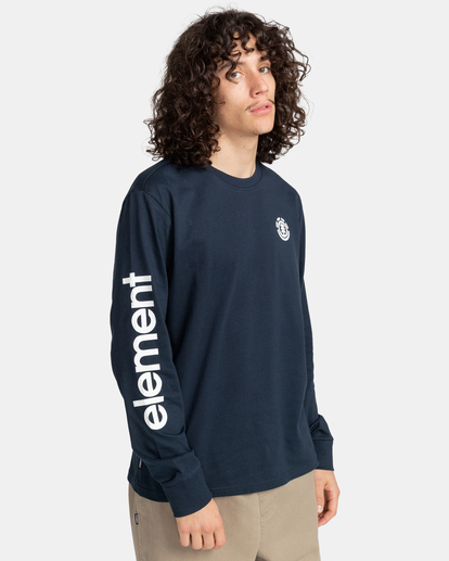 2 Peaks - Bio-Longsleeve für Männer Grau F1LSD8ELF2 Element