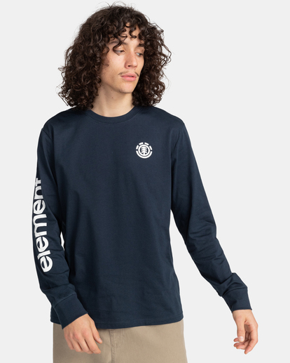 3 Peaks - Bio-Longsleeve für Männer Grau F1LSD8ELF2 Element